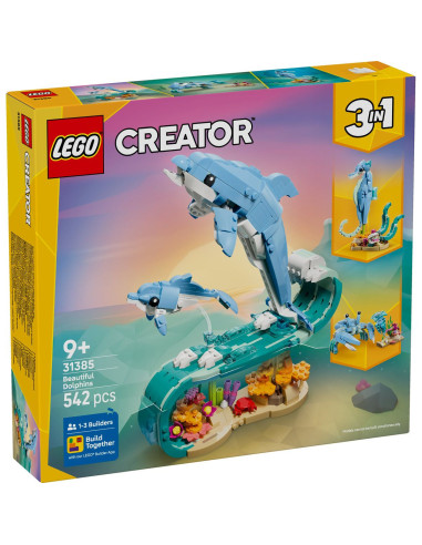 LEGO-31385,Lego Creator Animale Marine Delfini Superbi 31385