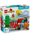 LEGO-10473,Lego Duplo Camion De Pompieri Cu Furtun Si Pompier 10473