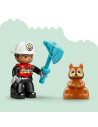 LEGO-10473,Lego Duplo Camion De Pompieri Cu Furtun Si Pompier 10473