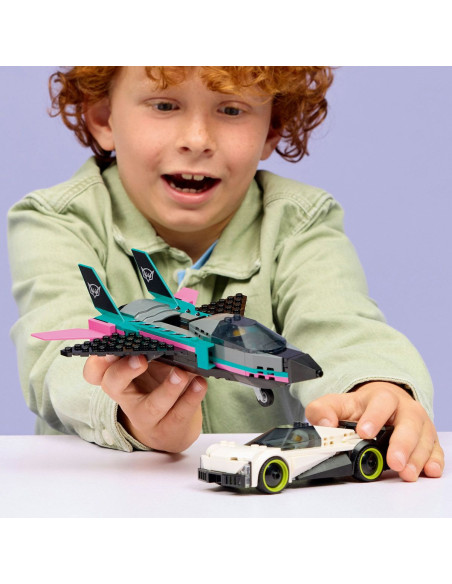 LEGO-60489,Lego City Avion Cu Reactie Vs Masina 60489