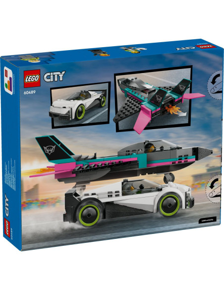 LEGO-60489,Lego City Avion Cu Reactie Vs Masina 60489
