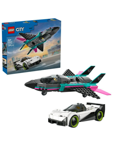 LEGO-60489,Lego City Avion Cu Reactie Vs Masina 60489