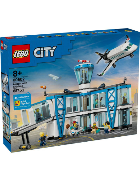 LEGO-60502,Lego City Aeroport Cu Avion 60502