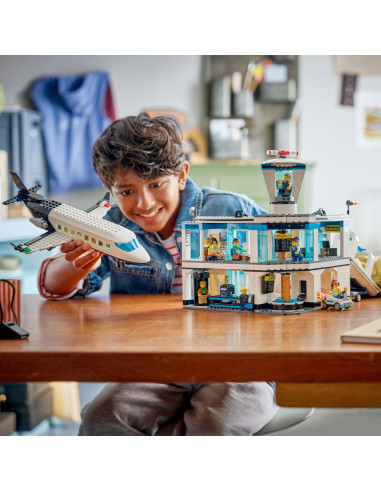 LEGO-60502,Lego City Aeroport Cu Avion 60502