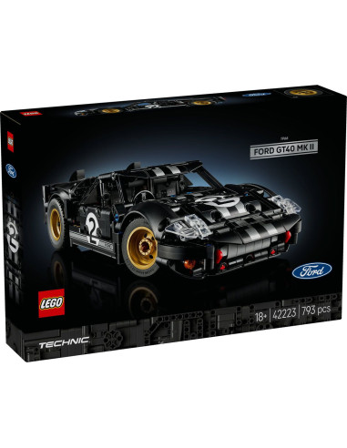 LEGO-42223,Lego Technic Masina De Curse 1966 Ford Gt40 Mkii 42223