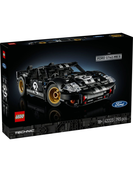 LEGO-42223,Lego Technic Masina De Curse 1966 Ford Gt40 Mkii 42223
