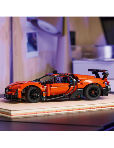 LEGO-42222,Lego Technic Hipermasina Bugatti Chiron Pur Sport 42222