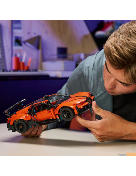 LEGO-42222,Lego Technic Hipermasina Bugatti Chiron Pur Sport 42222