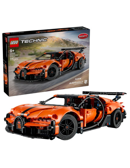 LEGO-42222,Lego Technic Hipermasina Bugatti Chiron Pur Sport 42222