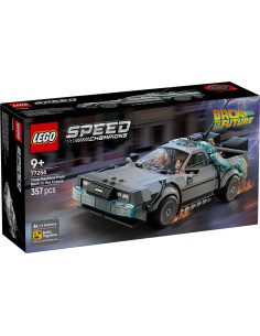 LEGO-77256,Lego Speed Champions Masina Timpului Din Inapoi In Viitor 77256