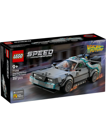 LEGO-77256,Lego Speed Champions Masina Timpului Din Inapoi In Viitor 77256