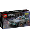 LEGO-77256,Lego Speed Champions Masina Timpului Din Inapoi In Viitor 77256