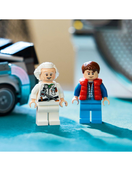 LEGO-77256,Lego Speed Champions Masina Timpului Din Inapoi In Viitor 77256