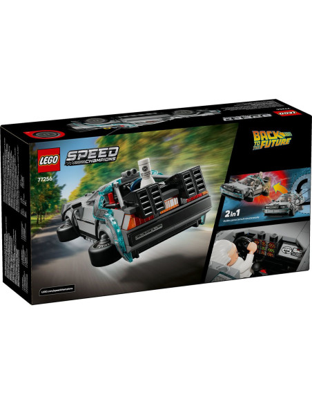 LEGO-77256,Lego Speed Champions Masina Timpului Din Inapoi In Viitor 77256