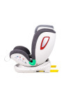 906Platinum_Grey,Scaun auto Platinum Deluxe i-Size Buf Boof cu isofix rotativ 360 grade Top Tether SIPS 40-150 cm 0-36 kg Grey