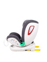 906Platinum_Grey,Scaun auto Platinum Deluxe i-Size Buf Boof cu isofix rotativ 360 grade Top Tether SIPS 40-150 cm 0-36 kg Grey