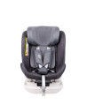 906Platinum_Grey,Scaun auto Platinum Deluxe i-Size Buf Boof cu isofix rotativ 360 grade Top Tether SIPS 40-150 cm 0-36 kg Grey