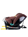 Saphir_Coffee,Scaun Auto Saphir DELUXE BUF BOOF iSIZE Coffee cu Isofix pozitie somn 165 grade rotativ 360 grade 40-150 cm