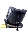 Saphir_Grey,Scaun Auto Saphir DELUXE BUF BOOF iSIZE Grey cu Isofix pozitie somn 165 grade rotativ 360 grade 40-150 cm