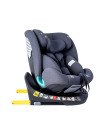 Saphir_Grey,Scaun Auto Saphir DELUXE BUF BOOF iSIZE Grey cu Isofix pozitie somn 165 grade rotativ 360 grade 40-150 cm