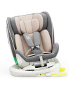 906Platinum_Pink,Scaun auto Platinum Deluxe i-Size Buf Boof cu isofix rotativ 360 grade Top Tether SIPS 40-150 cm 0-36 kg Pink
