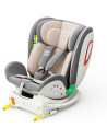 906Platinum_Pink,Scaun auto Platinum Deluxe i-Size Buf Boof cu isofix rotativ 360 grade Top Tether SIPS 40-150 cm 0-36 kg Pink