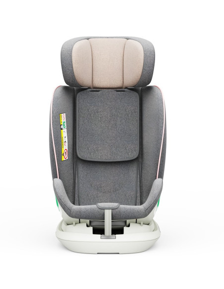 906Platinum_Pink,Scaun auto Platinum Deluxe i-Size Buf Boof cu isofix rotativ 360 grade Top Tether SIPS 40-150 cm 0-36 kg Pink