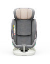 906Platinum_Pink,Scaun auto Platinum Deluxe i-Size Buf Boof cu isofix rotativ 360 grade Top Tether SIPS 40-150 cm 0-36 kg Pink