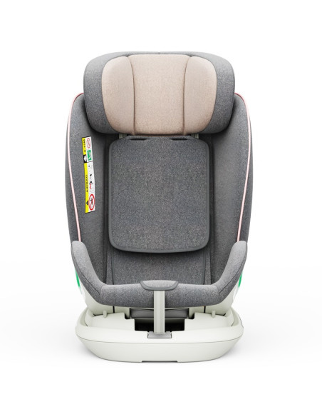 906Platinum_Pink,Scaun auto Platinum Deluxe i-Size Buf Boof cu isofix rotativ 360 grade Top Tether SIPS 40-150 cm 0-36 kg Pink