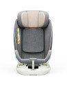 906Platinum_Pink,Scaun auto Platinum Deluxe i-Size Buf Boof cu isofix rotativ 360 grade Top Tether SIPS 40-150 cm 0-36 kg Pink