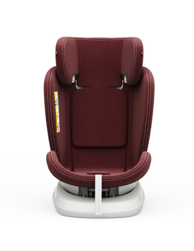 iSizeTWT_Red,Scaun Auto TWT Plus DELUXE BUF BOOF iSIZE Red cu Isofix rotativ 360 grade 40-150 cm
