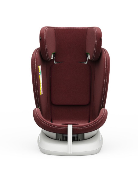 iSizeTWT_Red,Scaun Auto TWT Plus DELUXE BUF BOOF iSIZE Red cu Isofix rotativ 360 grade 40-150 cm