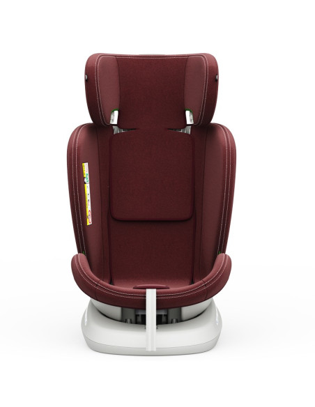 iSizeTWT_Red,Scaun Auto TWT Plus DELUXE BUF BOOF iSIZE Red cu Isofix rotativ 360 grade 40-150 cm
