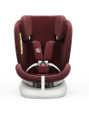 iSizeTWT_Red,Scaun Auto TWT Plus DELUXE BUF BOOF iSIZE Red cu Isofix rotativ 360 grade 40-150 cm