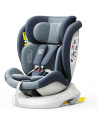 iSizeTWT_Blue,Scaun Auto TWT Plus DELUXE BUF BOOF iSIZE Blue cu Isofix rotativ 360 grade 40-150 cm