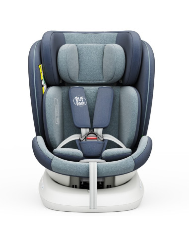 iSizeTWT_Blue,Scaun Auto TWT Plus DELUXE BUF BOOF iSIZE Blue cu Isofix rotativ 360 grade 40-150 cm
