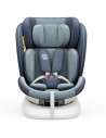 iSizeTWT_Blue,Scaun Auto TWT Plus DELUXE BUF BOOF iSIZE Blue cu Isofix rotativ 360 grade 40-150 cm