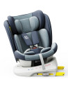 iSizeTWT_Blue,Scaun Auto TWT Plus DELUXE BUF BOOF iSIZE Blue cu Isofix rotativ 360 grade 40-150 cm