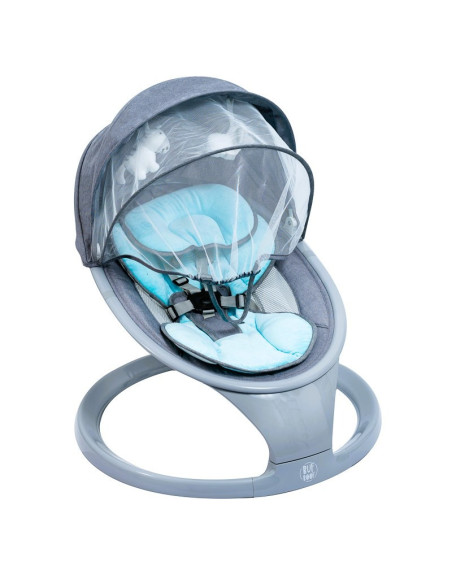 W5-Blue,Leagan Electric Inteligent Portabil W5 BUF BOOF, Multifunctional, Conexiune Bluetooth, 5 Module miscare, Telecomanda, Fu