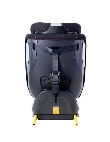 Saphir_Black,Scaun Auto Saphir DELUXE BUF BOOF iSIZE Black cu Isofix pozitie somn 165 grade rotativ 360 grade 40-150 cm