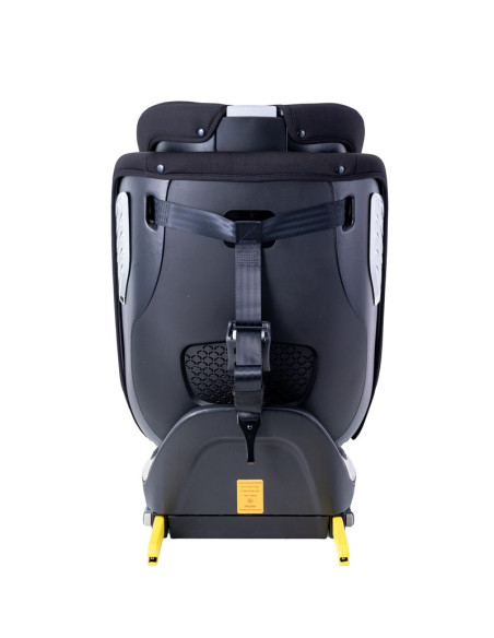 Saphir_Black,Scaun Auto Saphir DELUXE BUF BOOF iSIZE Black cu Isofix pozitie somn 165 grade rotativ 360 grade 40-150 cm