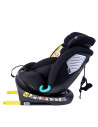 Saphir_Black,Scaun Auto Saphir DELUXE BUF BOOF iSIZE Black cu Isofix pozitie somn 165 grade rotativ 360 grade 40-150 cm