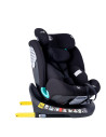 Saphir_Black,Scaun Auto Saphir DELUXE BUF BOOF iSIZE Black cu Isofix pozitie somn 165 grade rotativ 360 grade 40-150 cm