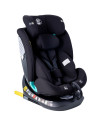Saphir_Black,Scaun Auto Saphir DELUXE BUF BOOF iSIZE Black cu Isofix pozitie somn 165 grade rotativ 360 grade 40-150 cm