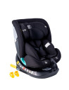 Saphir_Black,Scaun Auto Saphir DELUXE BUF BOOF iSIZE Black cu Isofix pozitie somn 165 grade rotativ 360 grade 40-150 cm