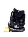 Saphir_Black,Scaun Auto Saphir DELUXE BUF BOOF iSIZE Black cu Isofix pozitie somn 165 grade rotativ 360 grade 40-150 cm