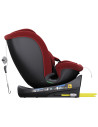B.Joy_Red,Scaun Auto B-Joy DELUXE BUF BOOF iSIZE Red cu Isofix pozitie somn 155 grade rotativ 360 grade 40-150 cm
