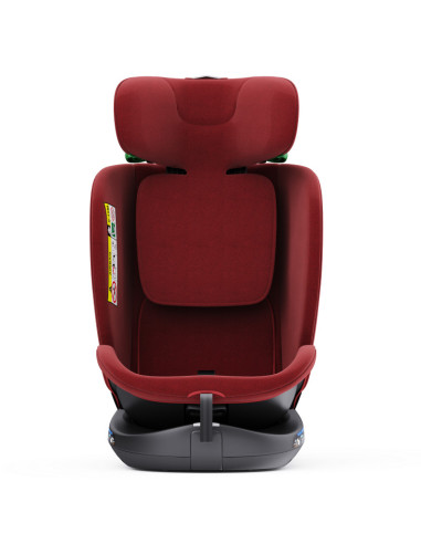 B.Joy_Red,Scaun Auto B-Joy DELUXE BUF BOOF iSIZE Red cu Isofix pozitie somn 155 grade rotativ 360 grade 40-150 cm