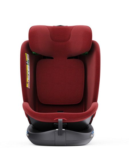 B.Joy_Red,Scaun Auto B-Joy DELUXE BUF BOOF iSIZE Red cu Isofix pozitie somn 155 grade rotativ 360 grade 40-150 cm
