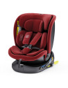 B.Joy_Red,Scaun Auto B-Joy DELUXE BUF BOOF iSIZE Red cu Isofix pozitie somn 155 grade rotativ 360 grade 40-150 cm
